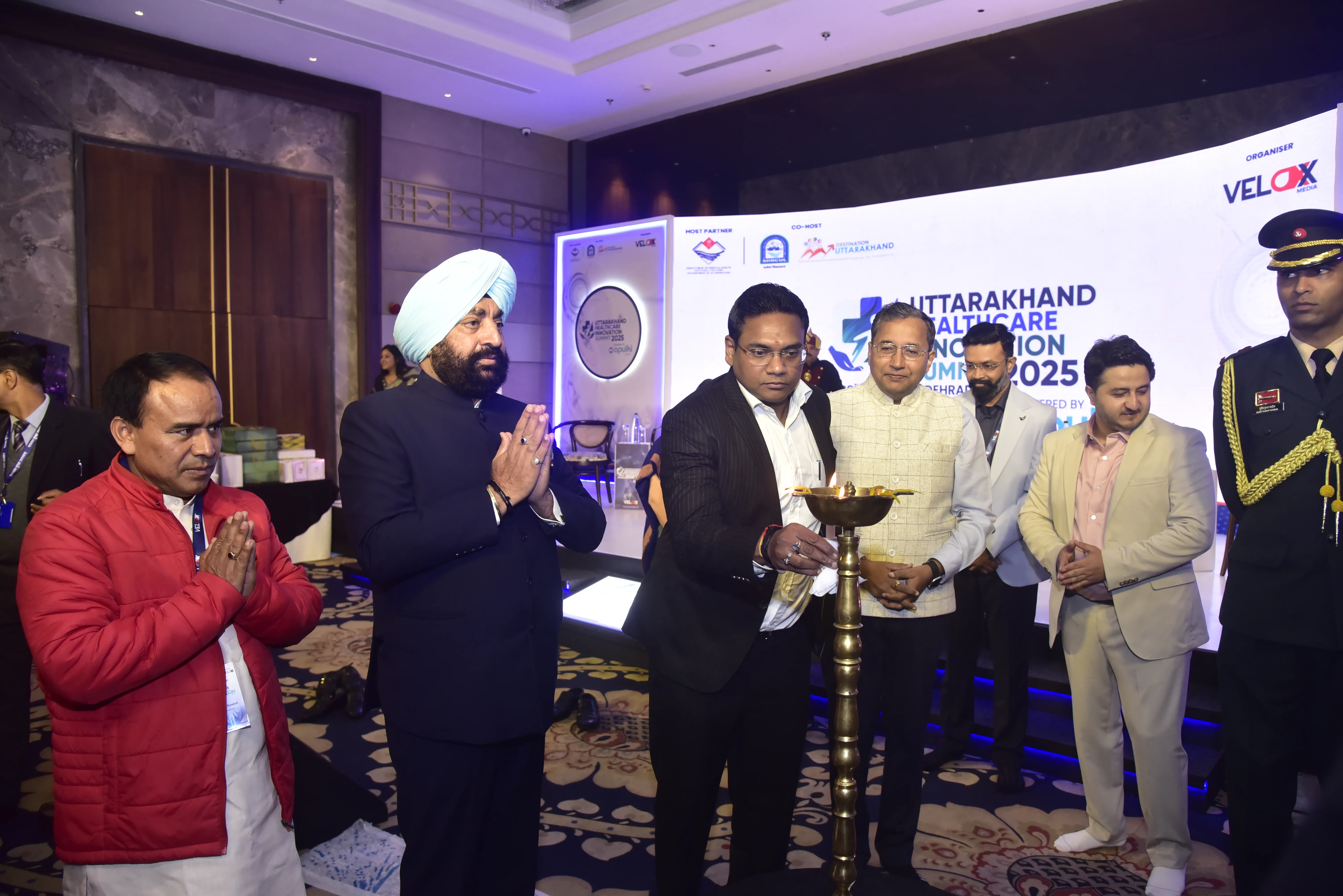 Inaugural stage setup