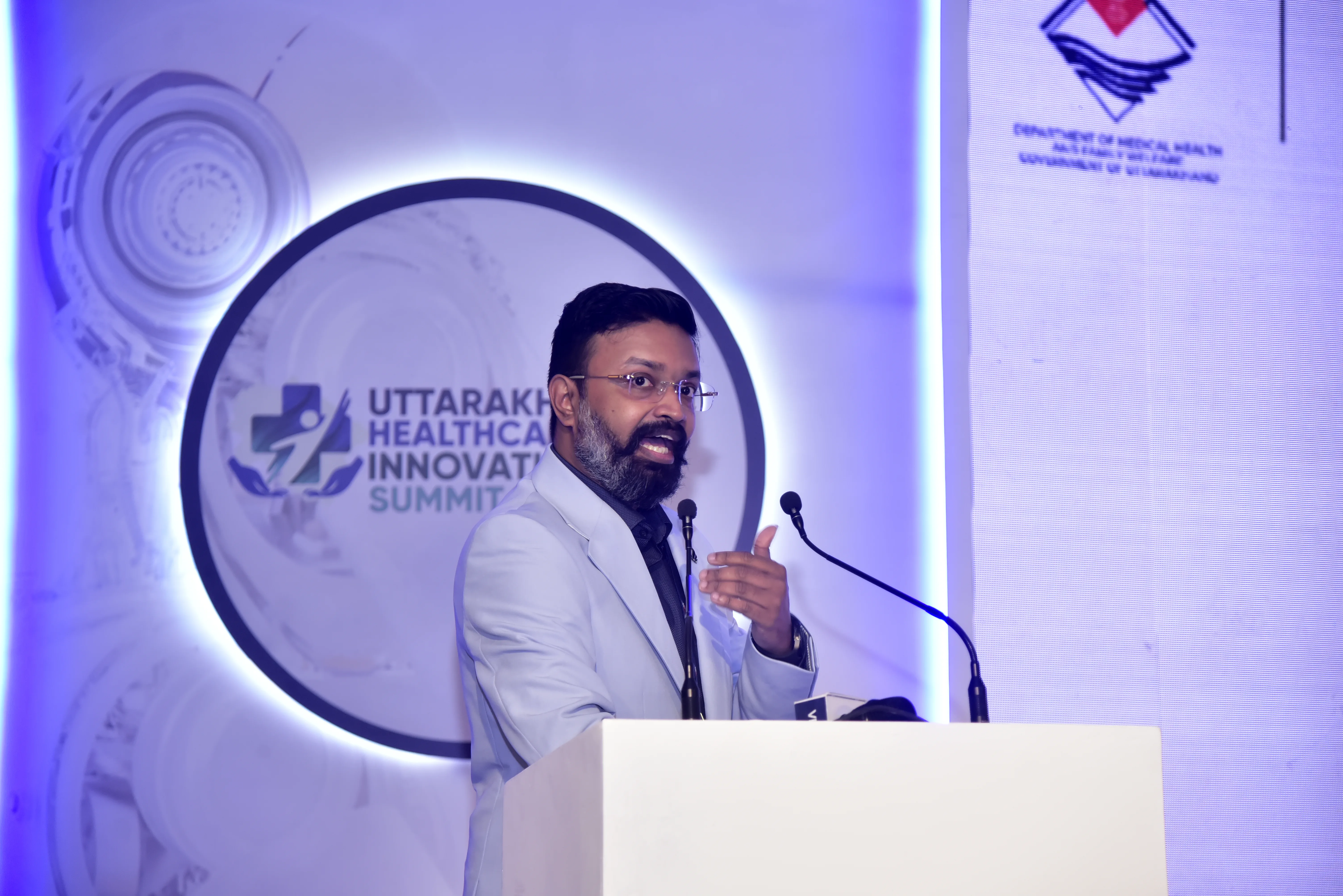 Networking conversations at the venue